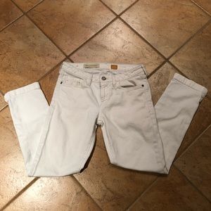 ANTHROPOLOGIE  sz 25 white jeans